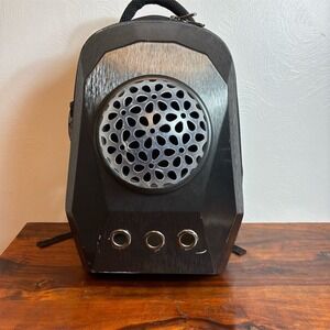 Little Pet Boss Cat Carrier Backpack with multiple‎ covers Black